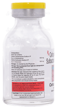 Cefaprex S 500/500 MG Injection 1
